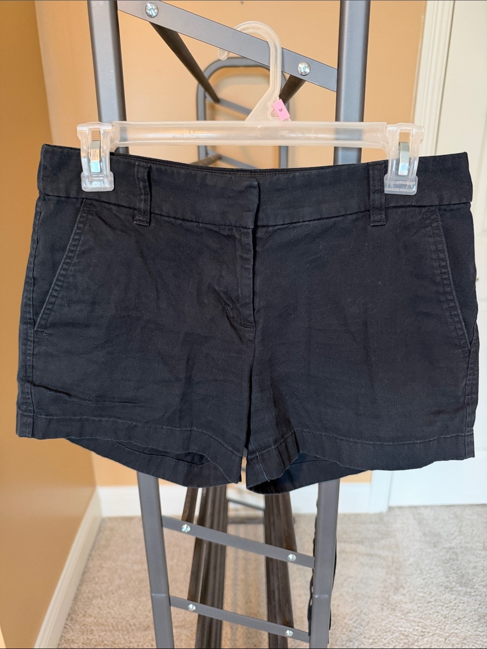 J. Crew Black Casual Cotton Blend Bermuda Shorts